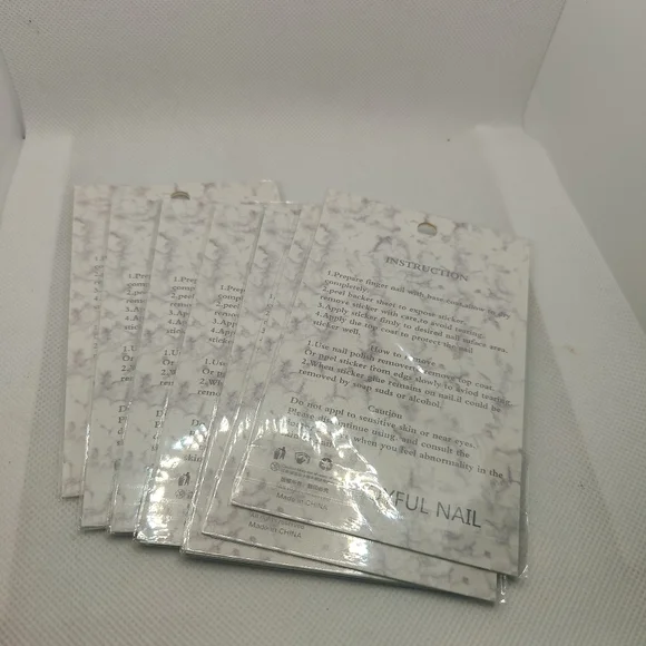 Mystery lot of 15 sheets nail sticker - Picture 1 of 1